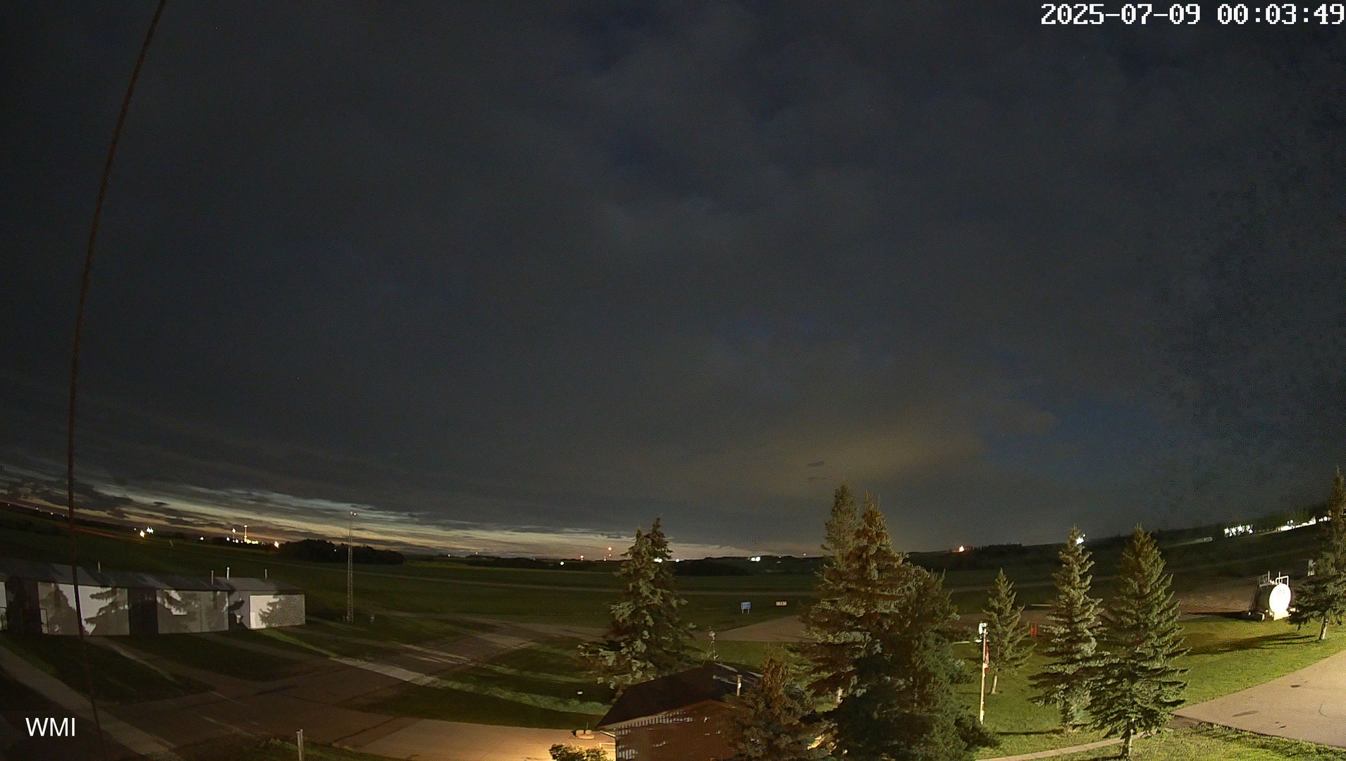 time-lapse frame, Olds Radar North webcam