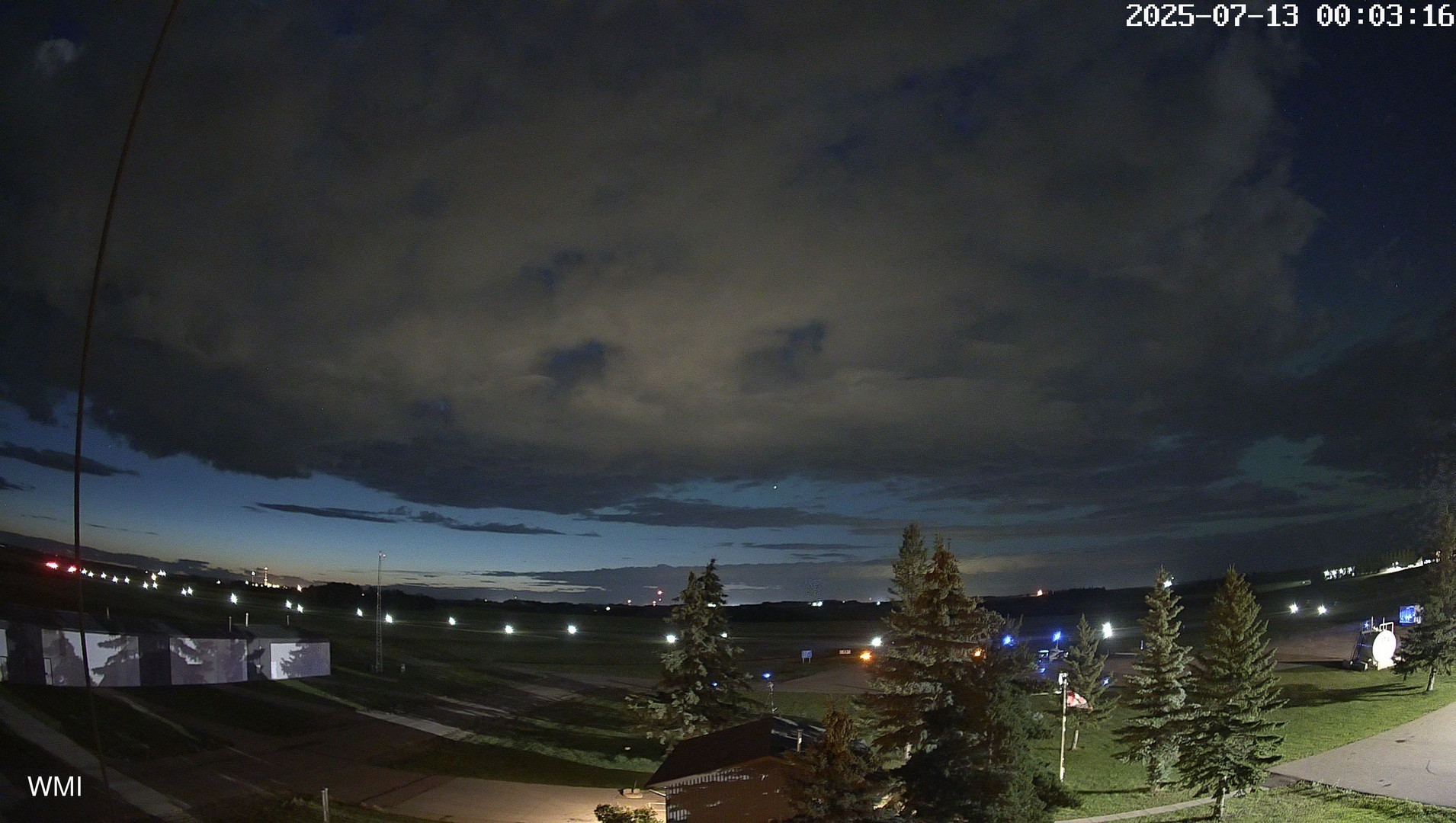 time-lapse frame, Olds Radar North webcam