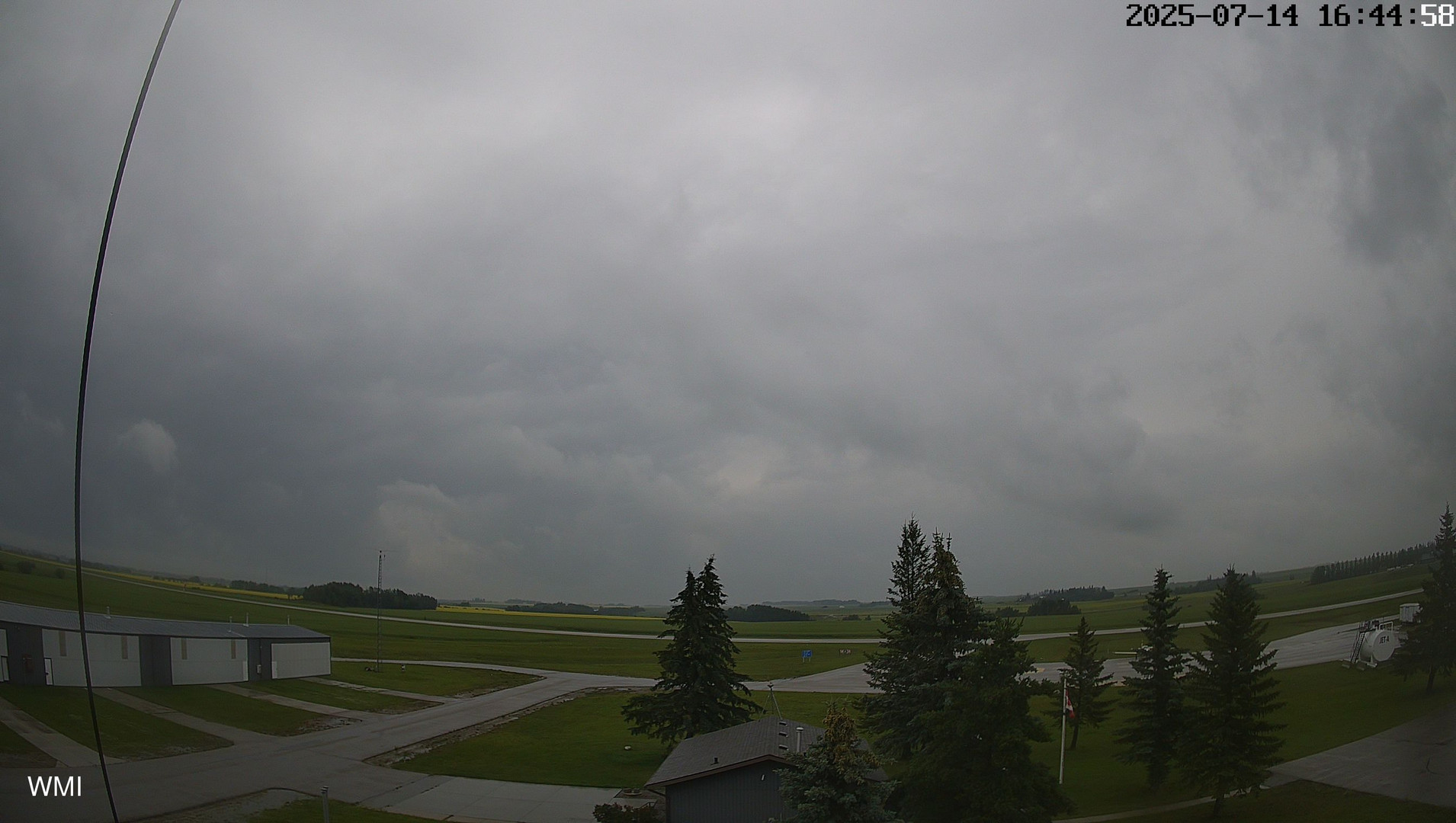 time-lapse frame, Olds Radar North webcam