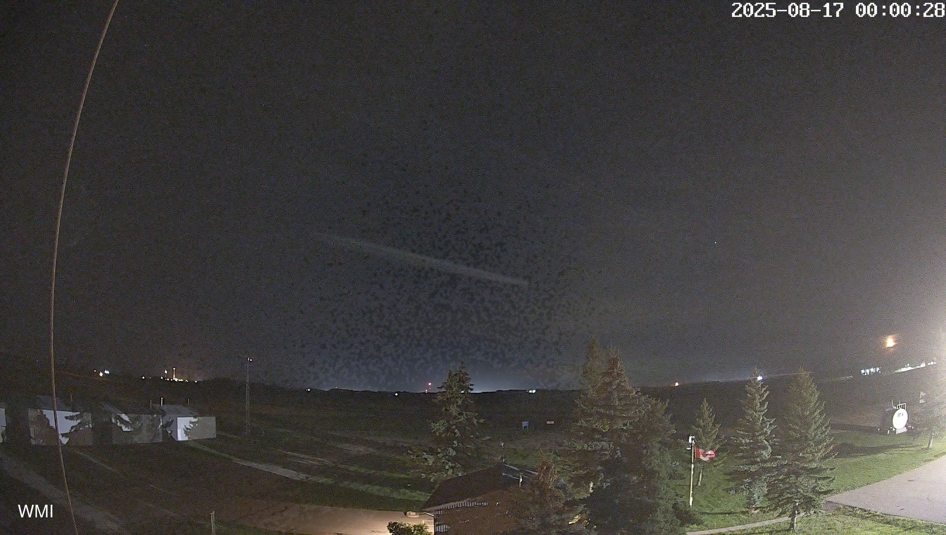 time-lapse frame, Olds Radar North webcam