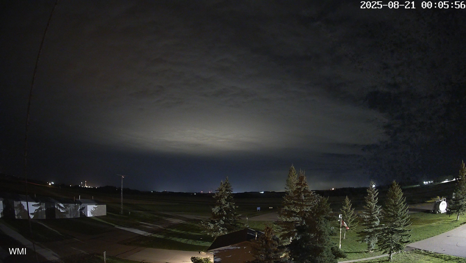 time-lapse frame, Olds Radar North webcam