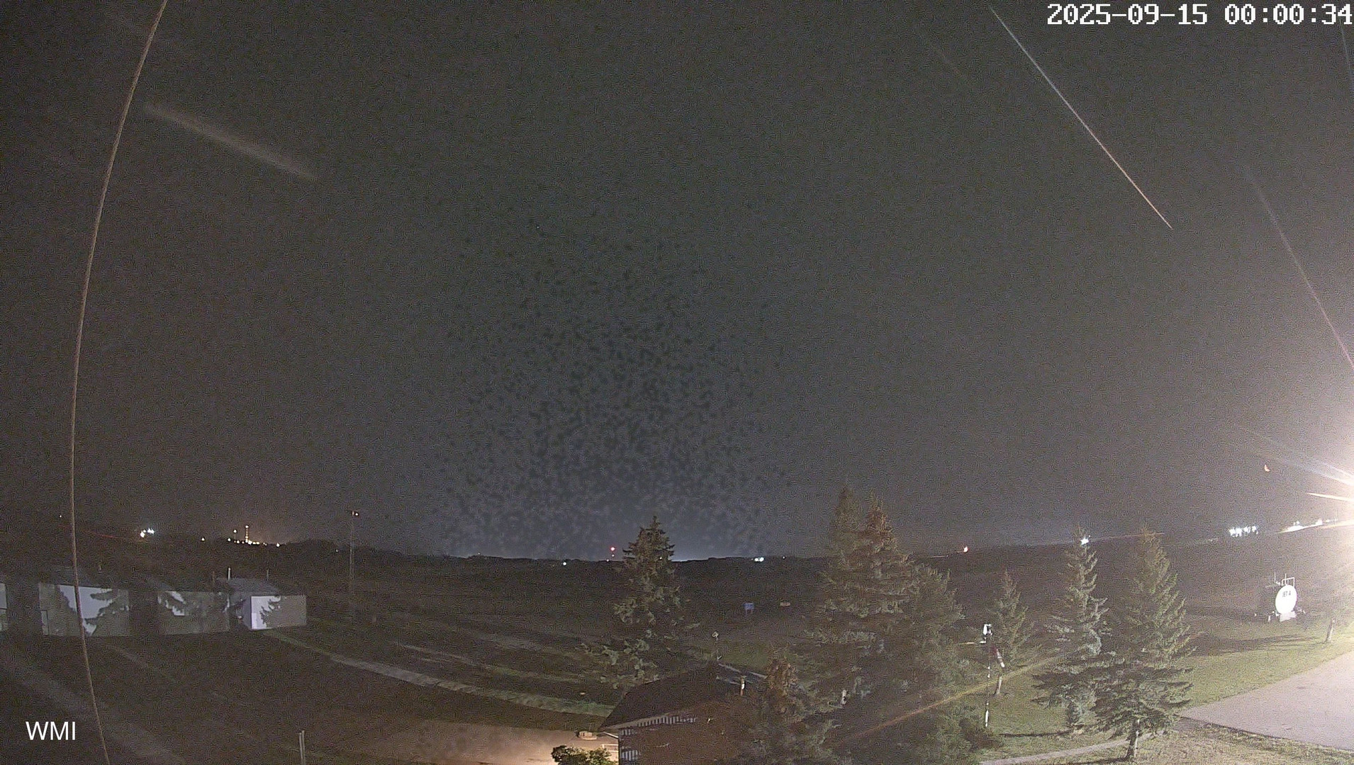 time-lapse frame, Olds Radar North webcam