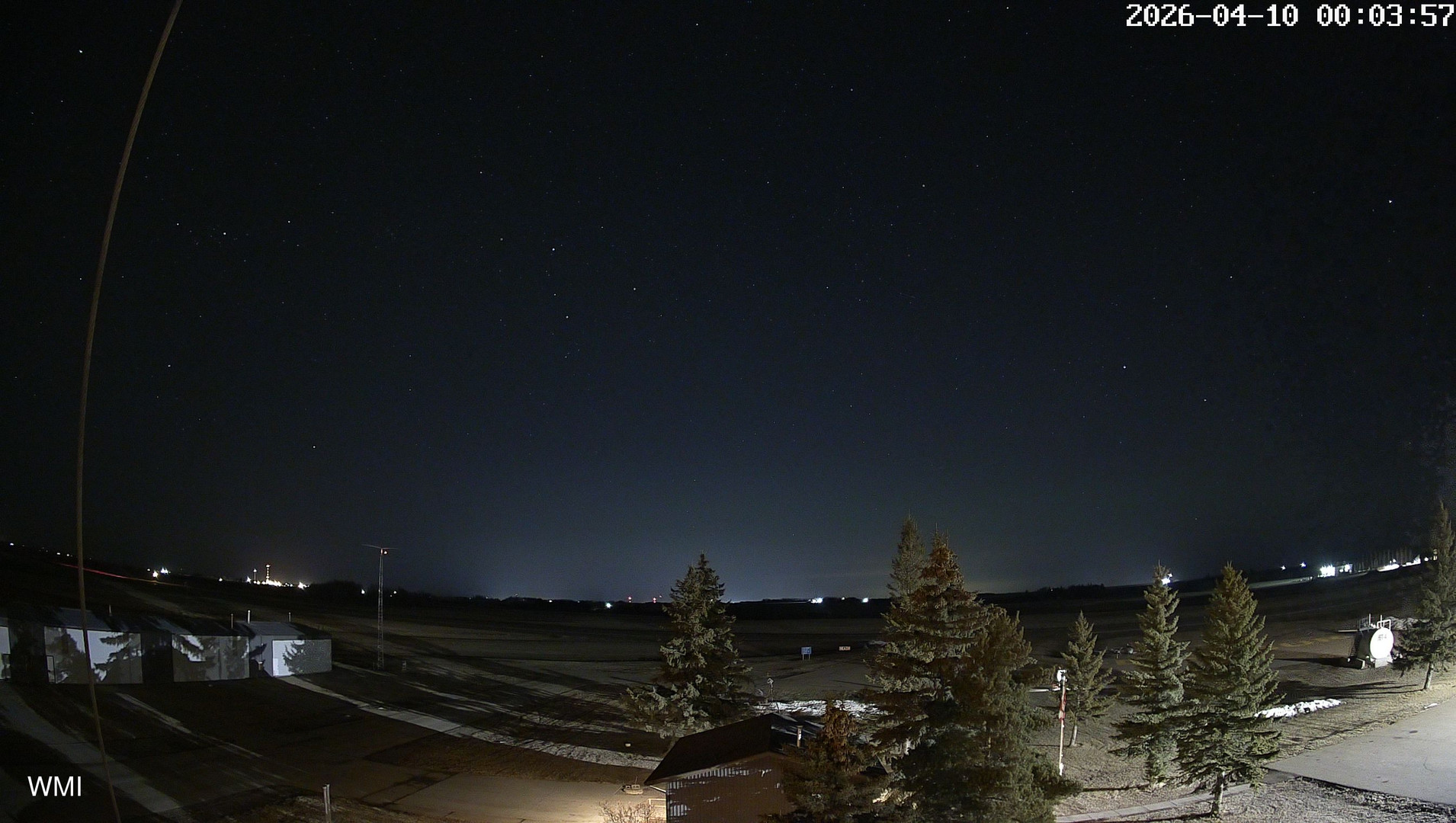 time-lapse frame, Olds Radar North webcam