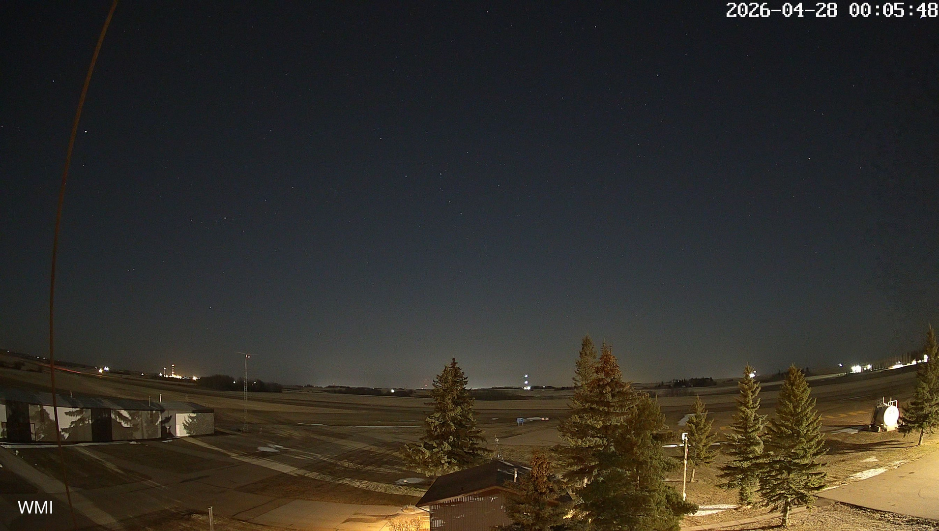 time-lapse frame, Olds Radar North webcam