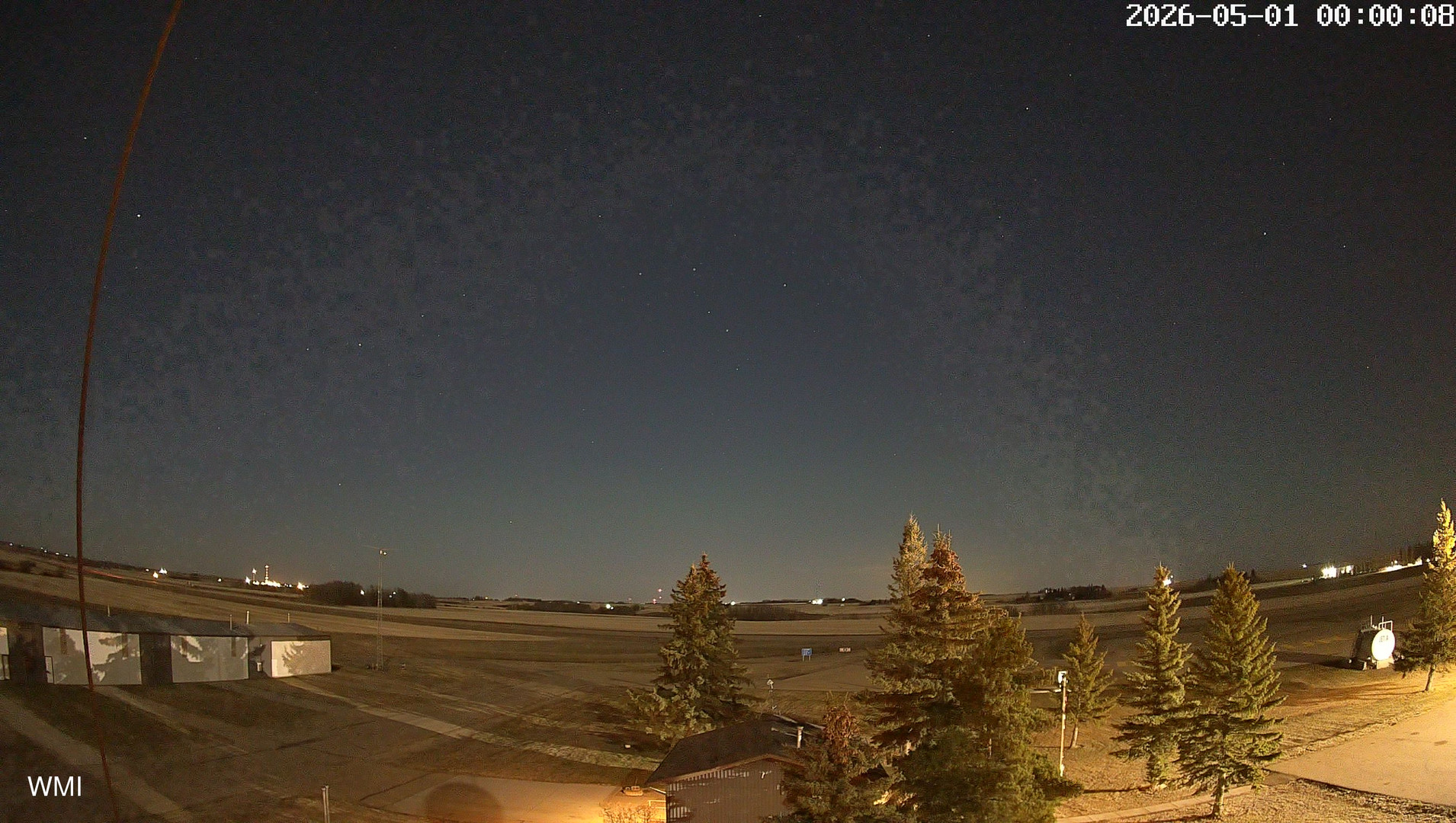 time-lapse frame, Olds Radar North webcam