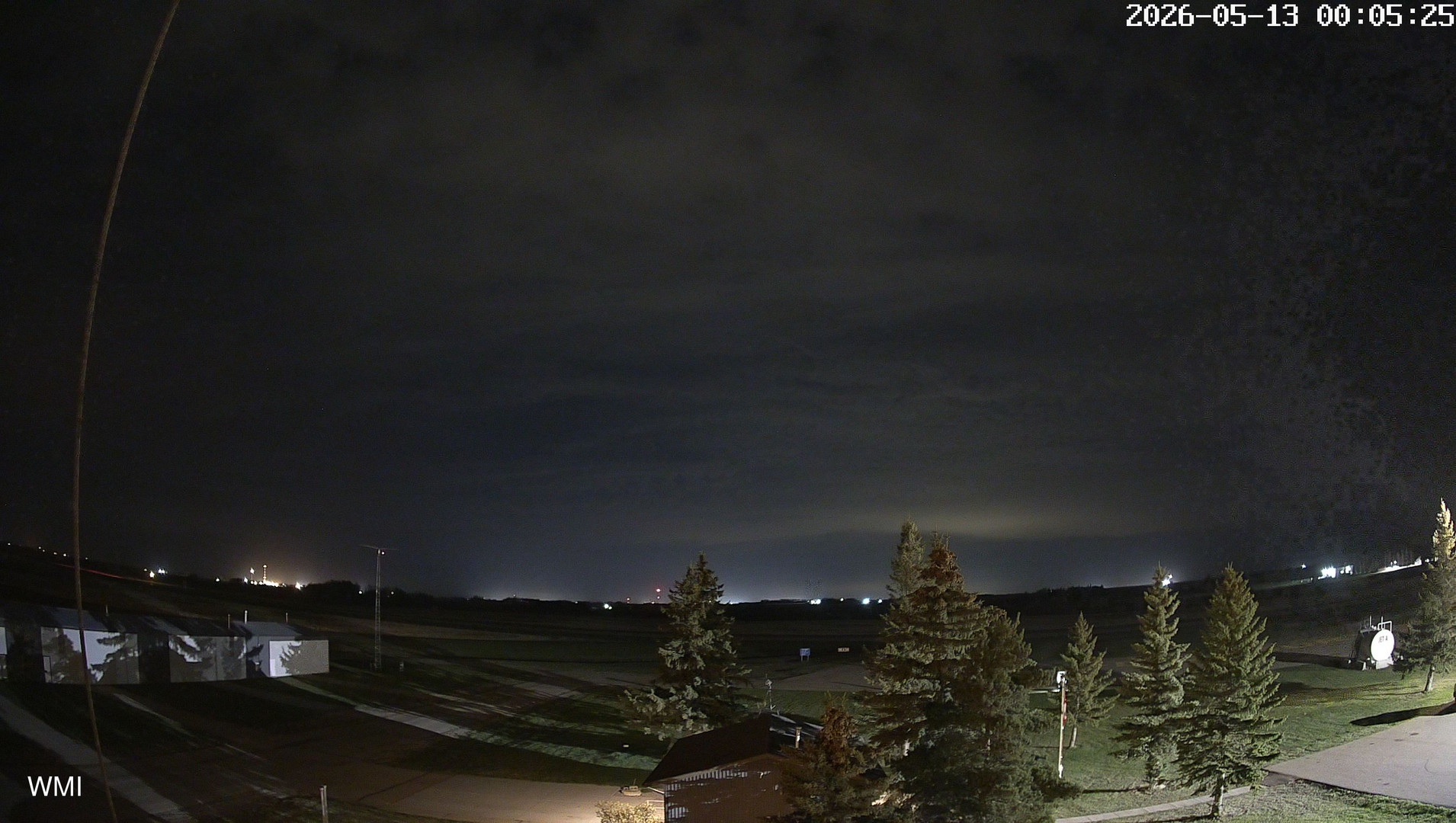 time-lapse frame, Olds Radar North webcam