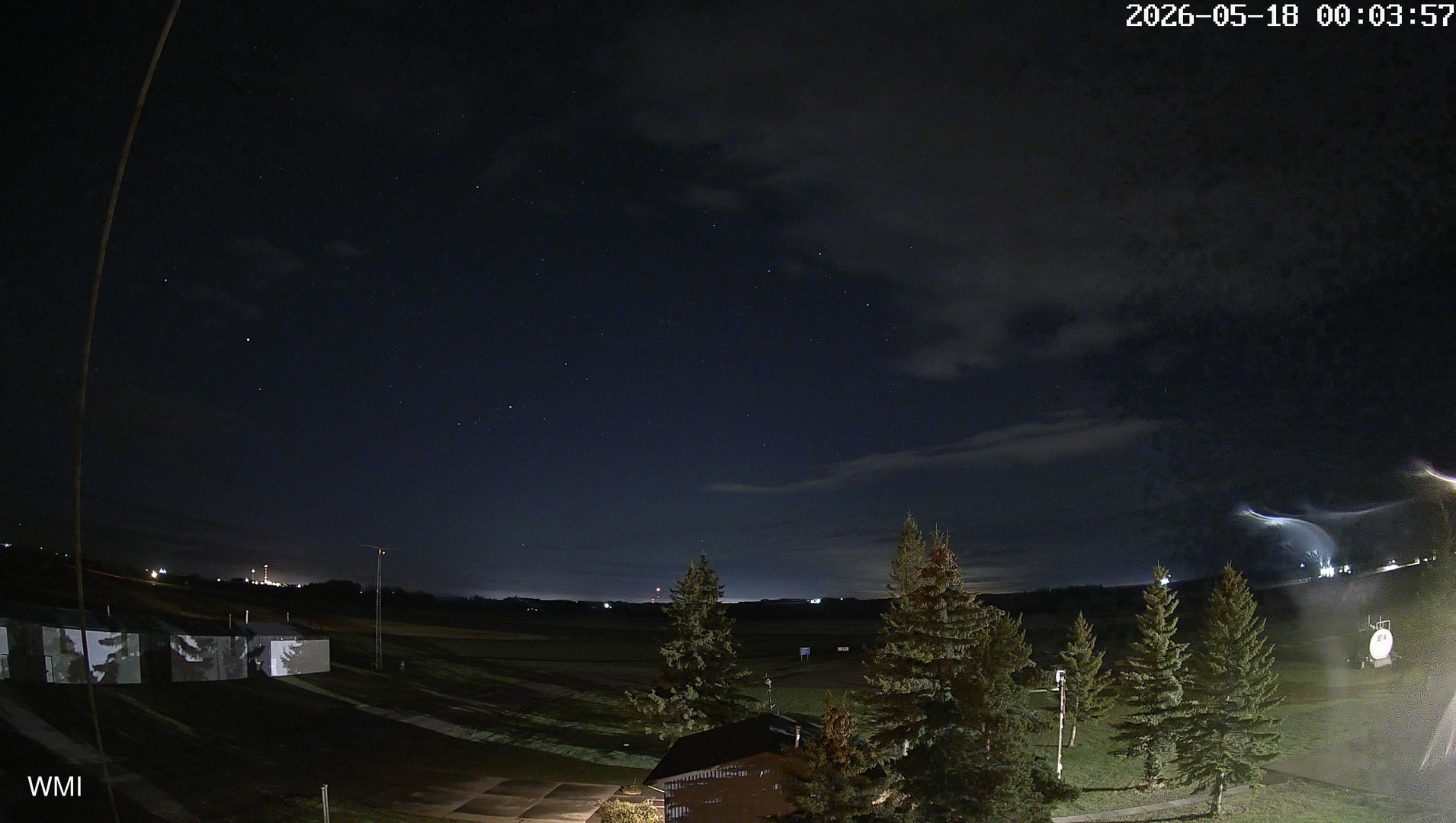 time-lapse frame, Olds Radar North webcam
