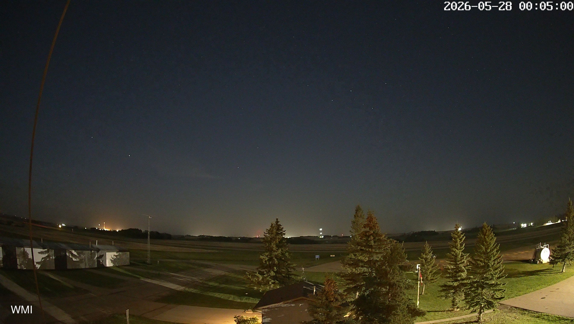 time-lapse frame, Olds Radar North webcam