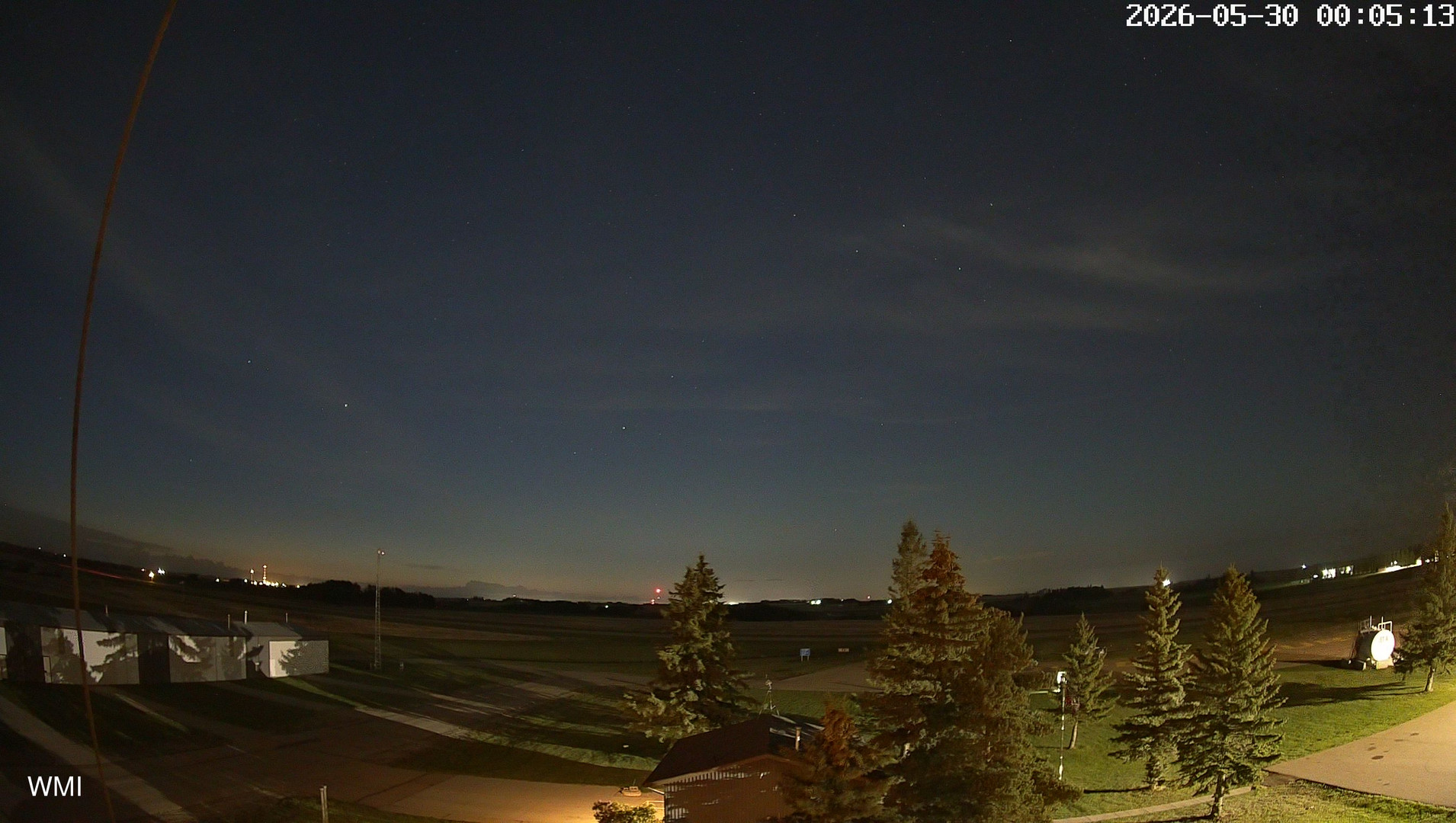 time-lapse frame, Olds Radar North webcam