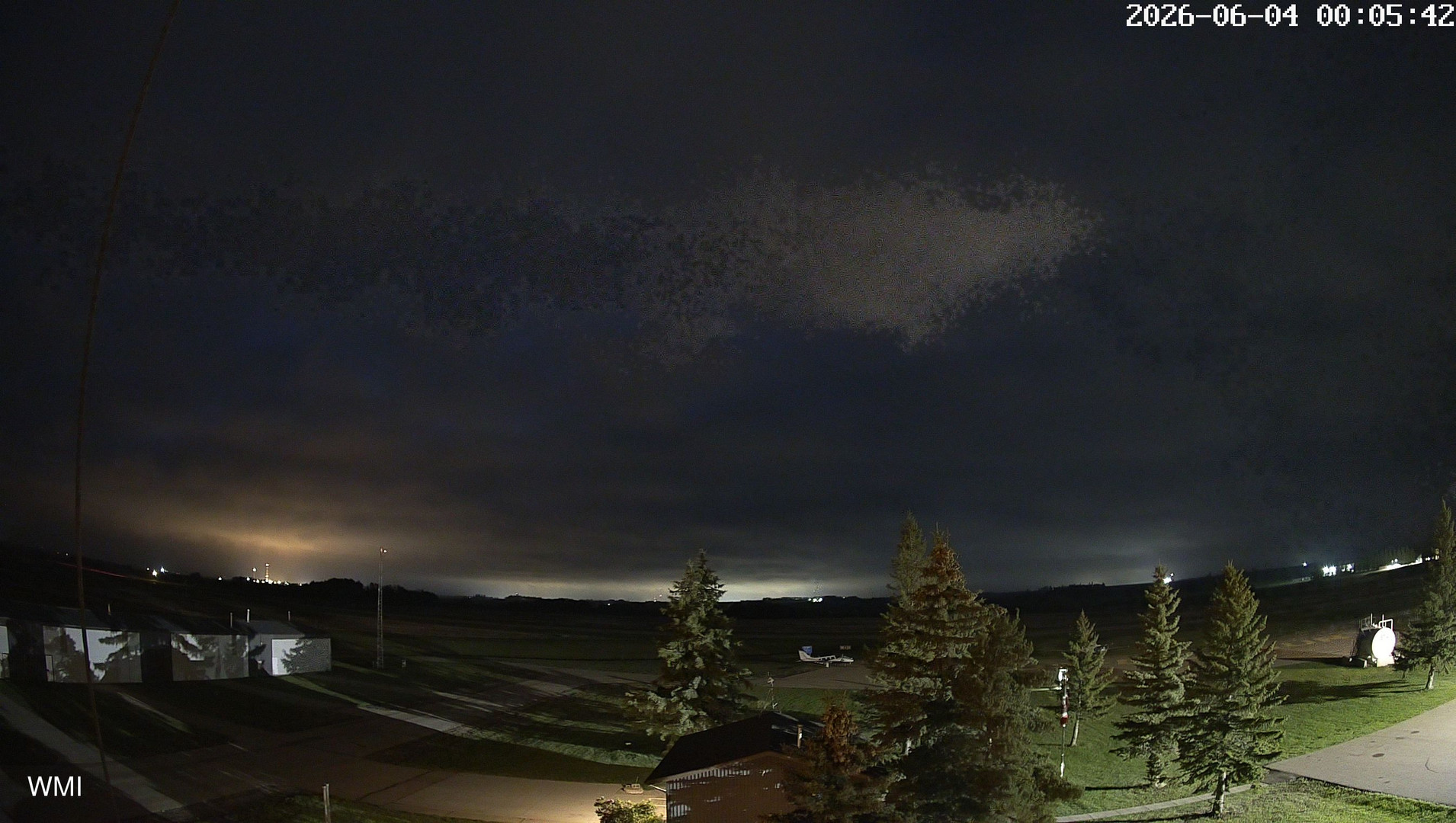 time-lapse frame, Olds Radar North webcam