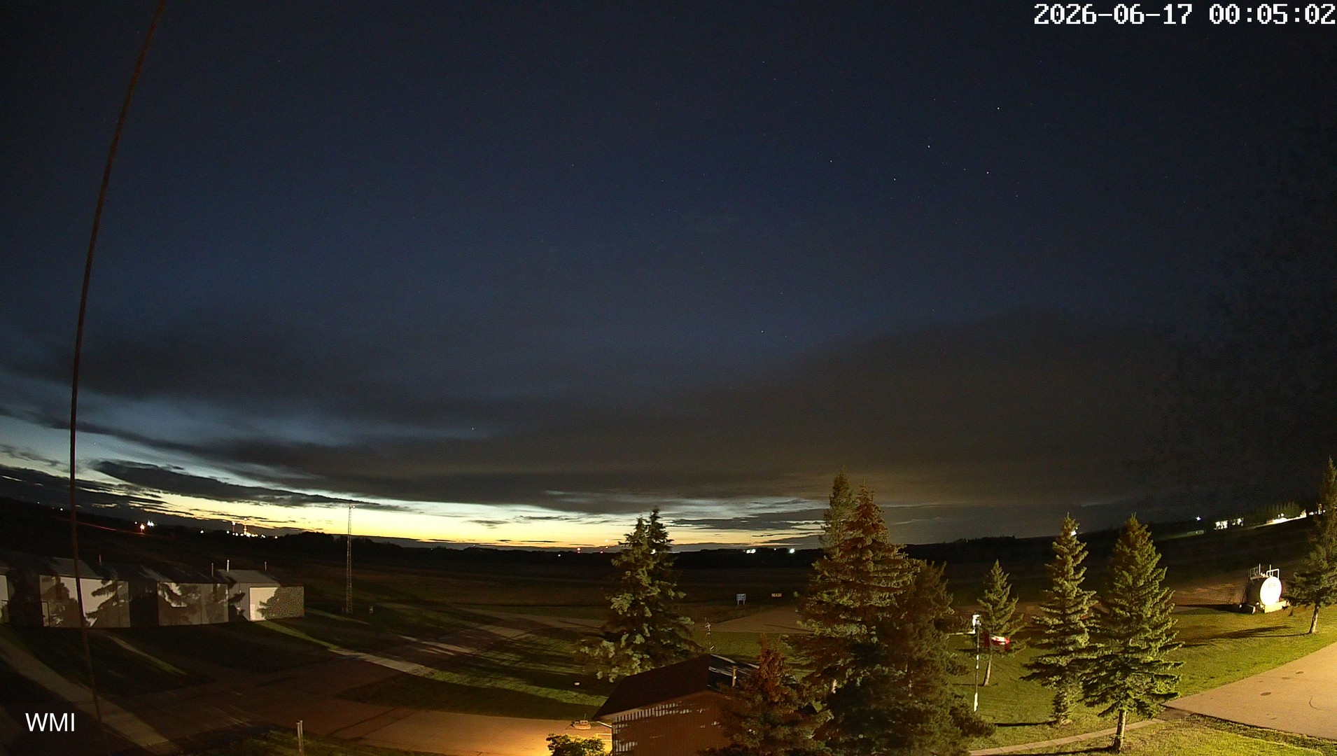 time-lapse frame, Olds Radar North webcam