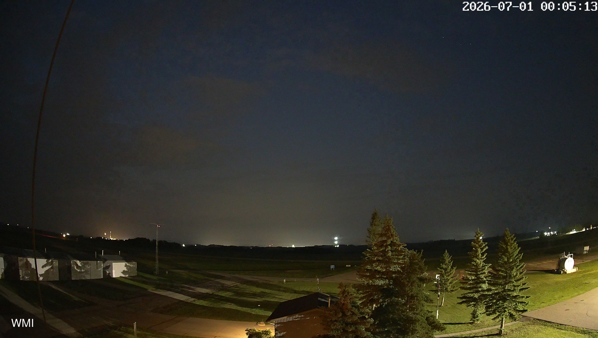 time-lapse frame, Olds Radar North webcam