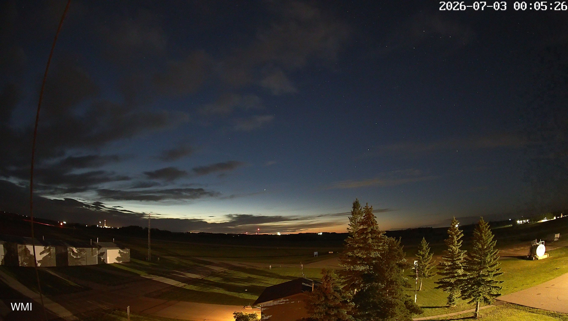 time-lapse frame, Olds Radar North webcam