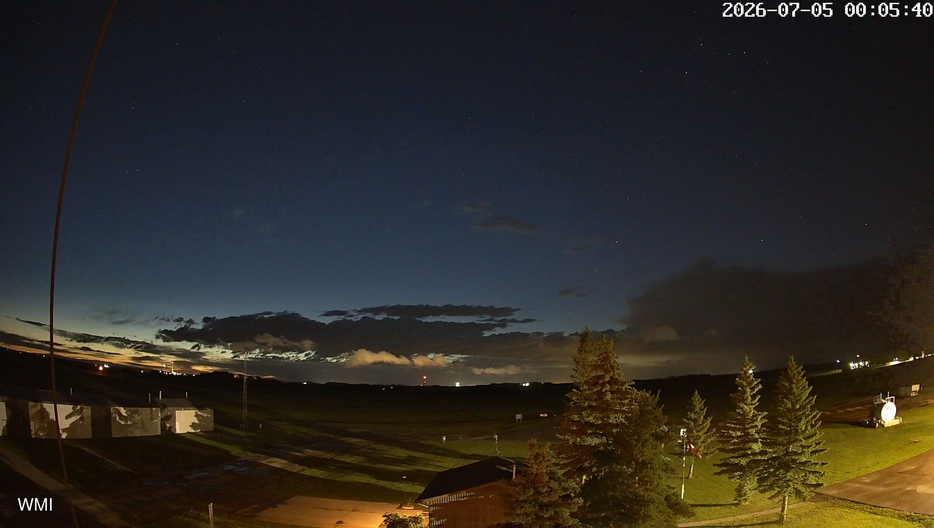 time-lapse frame, Olds Radar North webcam