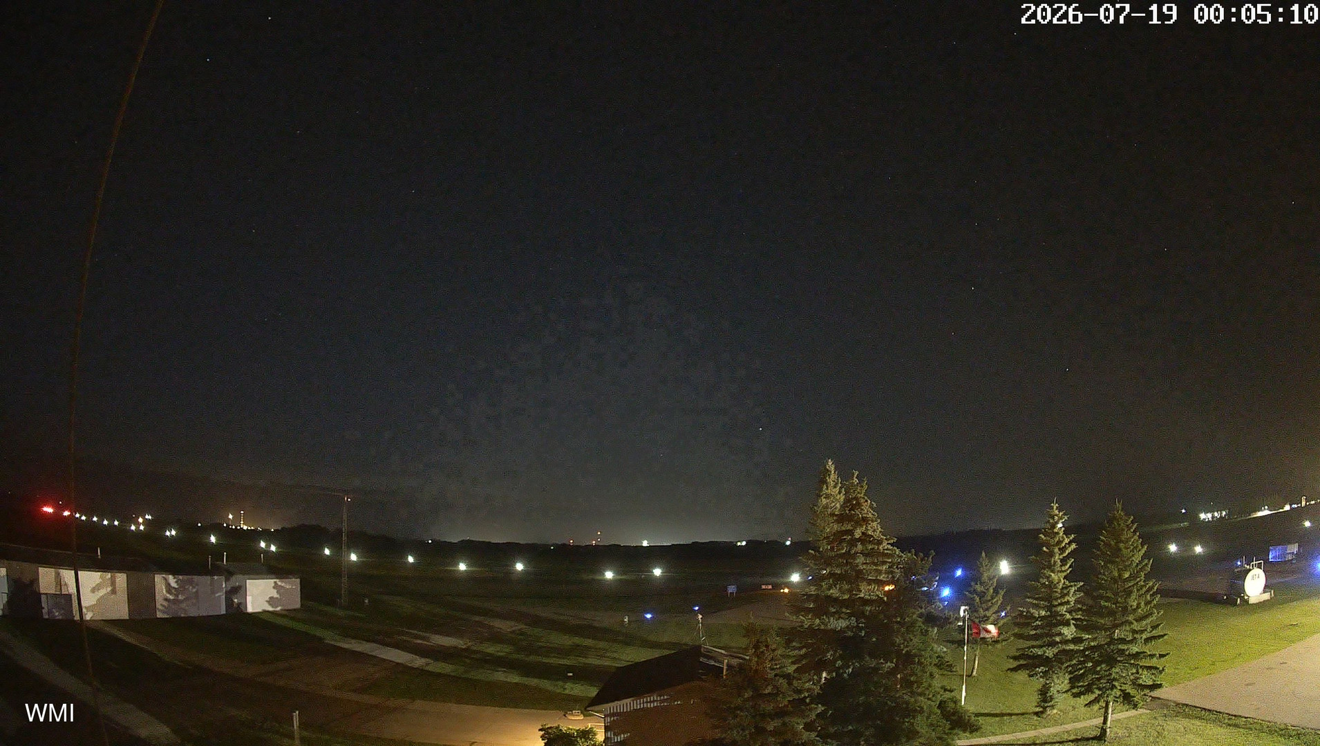 time-lapse frame, Olds Radar North webcam