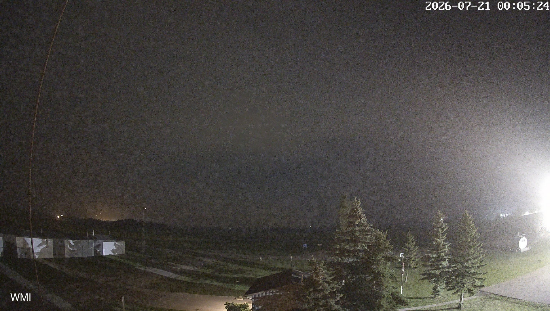 time-lapse frame, Olds Radar North webcam