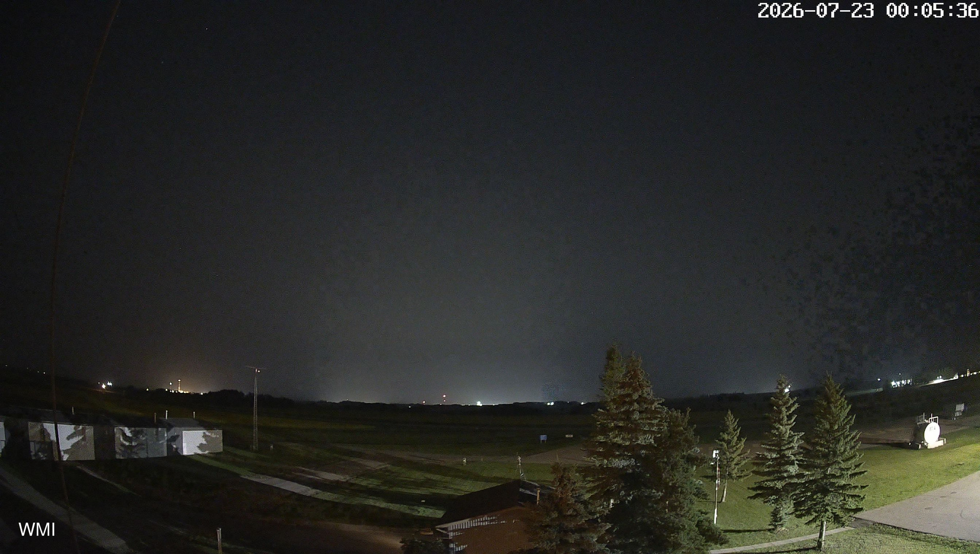time-lapse frame, Olds Radar North webcam
