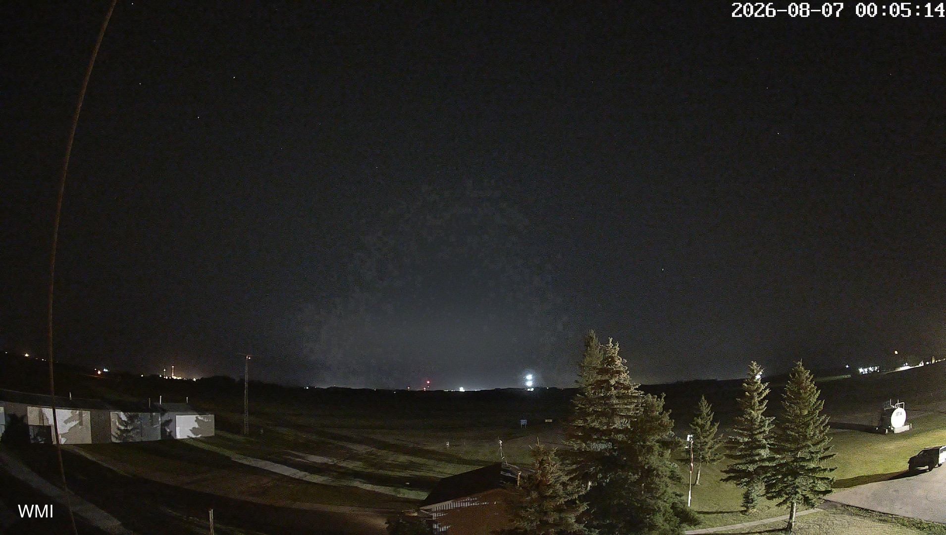 time-lapse frame, Olds Radar North webcam