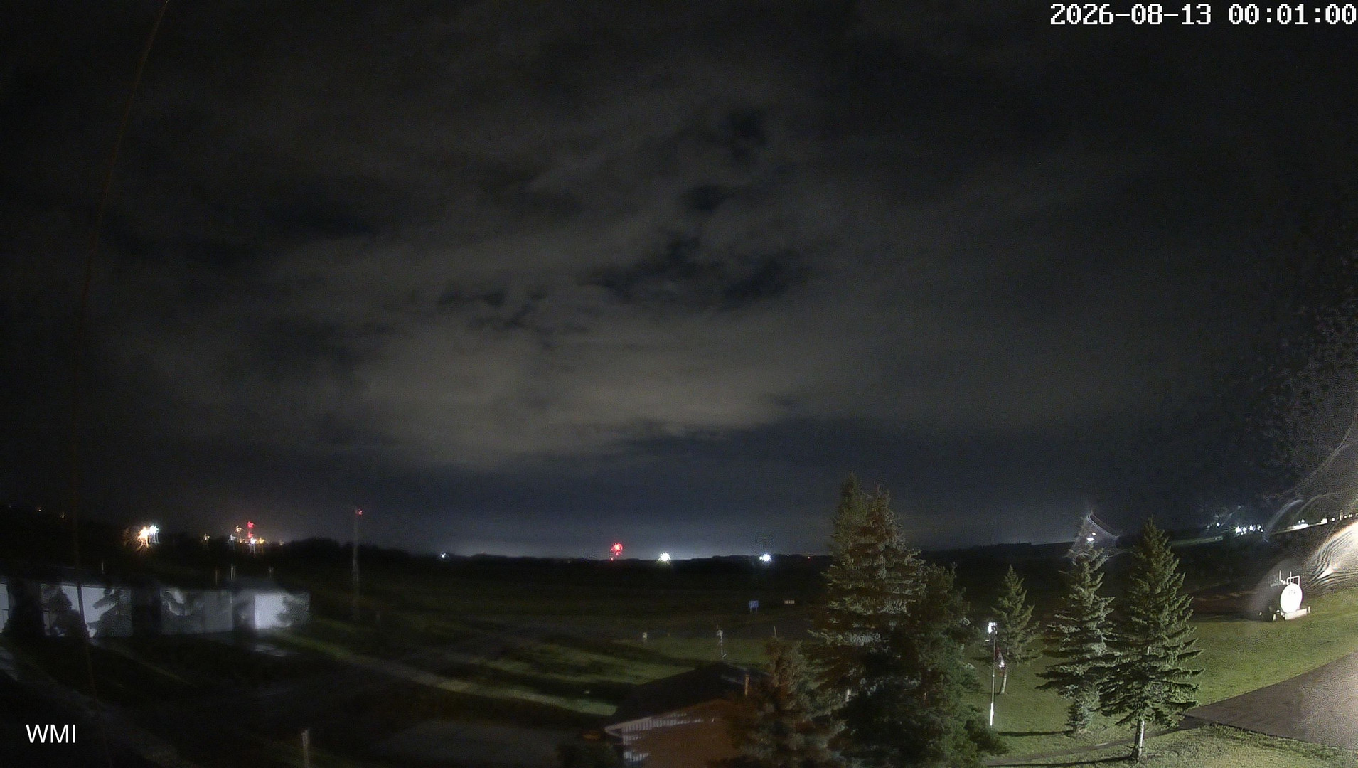 time-lapse frame, Olds Radar North webcam
