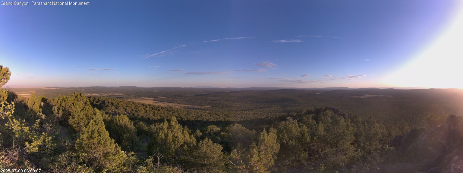 time-lapse frame, Mt Dellenbaugh - North Vista webcam