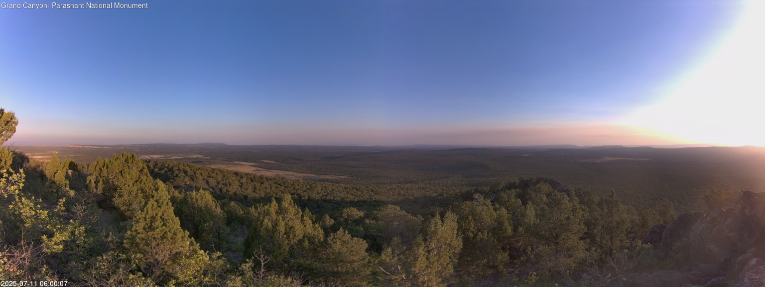 time-lapse frame, Mt Dellenbaugh - North Vista webcam