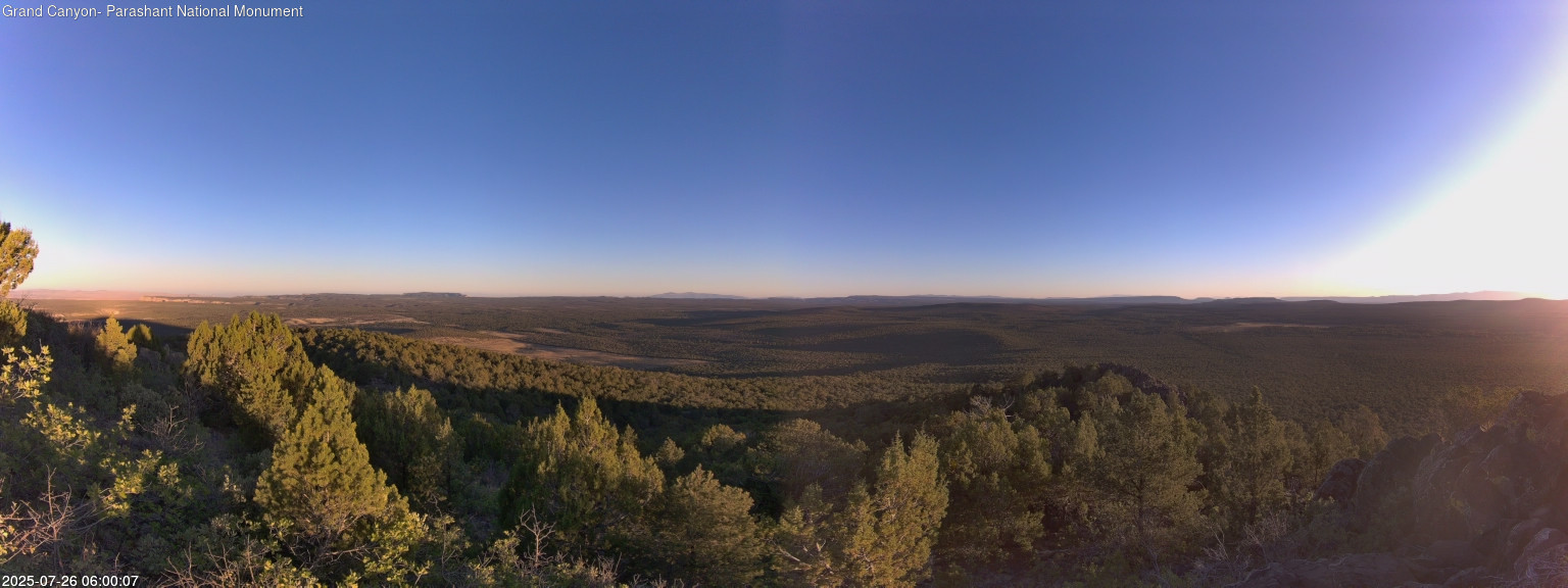 time-lapse frame, Mt Dellenbaugh - North Vista webcam