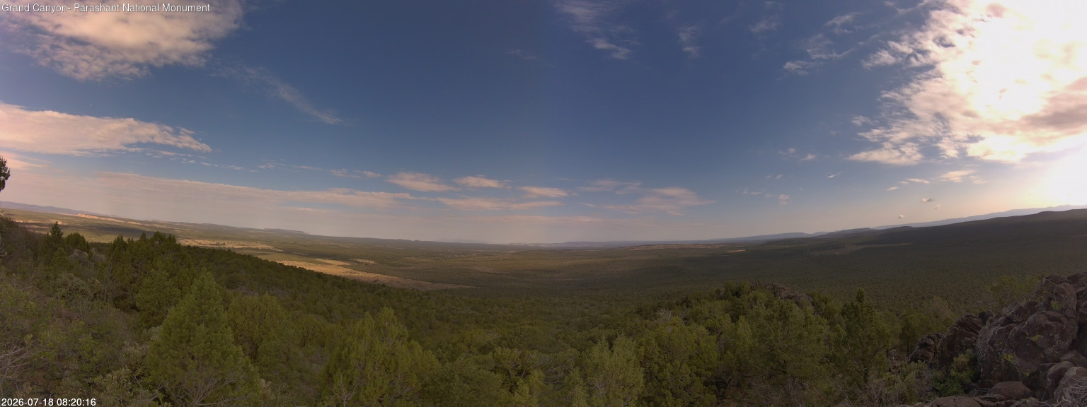 time-lapse frame, Mt Dellenbaugh - North Vista webcam