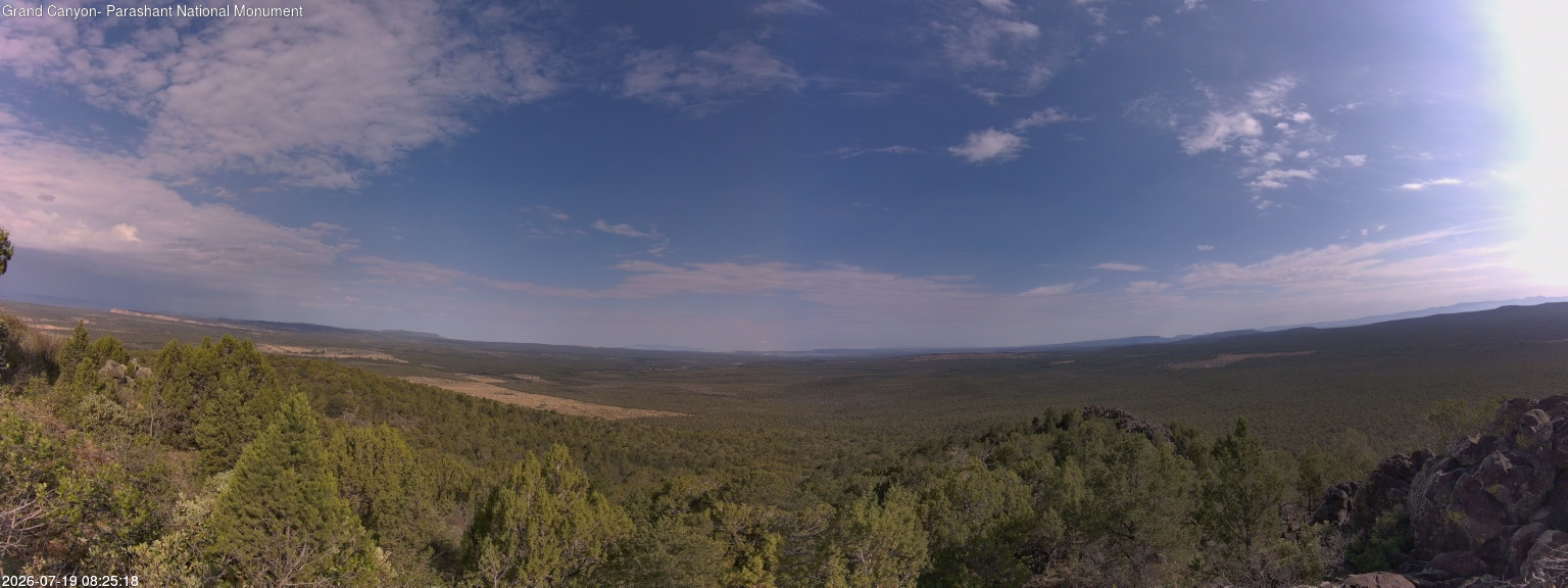 time-lapse frame, Mt Dellenbaugh - North Vista webcam