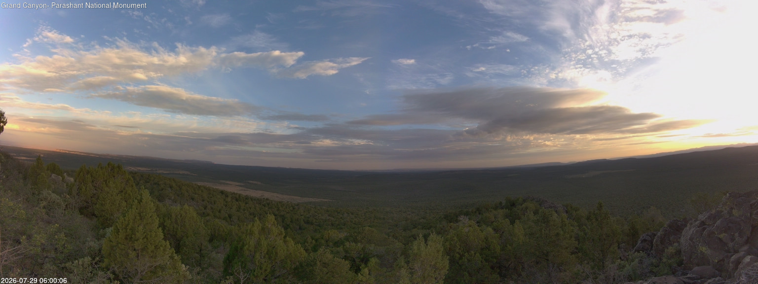 time-lapse frame, Mt Dellenbaugh - North Vista webcam