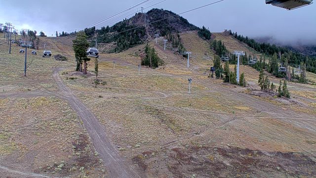 view from Mammoth Main Lodge on 2026-08-28