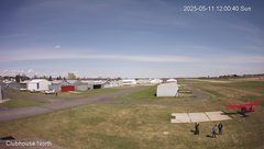 view from North view of Lacombe Airport on 2025-05-11