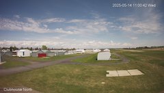 view from North view of Lacombe Airport on 2025-05-14