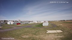 view from North view of Lacombe Airport on 2026-05-12