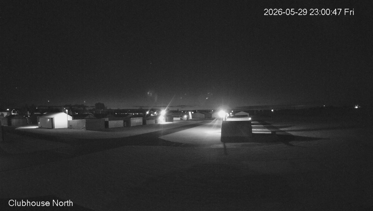 time-lapse frame, North view of Lacombe Airport webcam