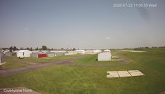 view from North view of Lacombe Airport on 2026-07-22