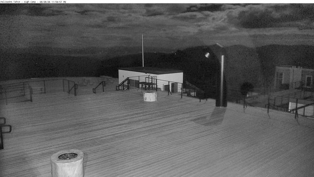 time-lapse frame, Palisades High Camp Views webcam