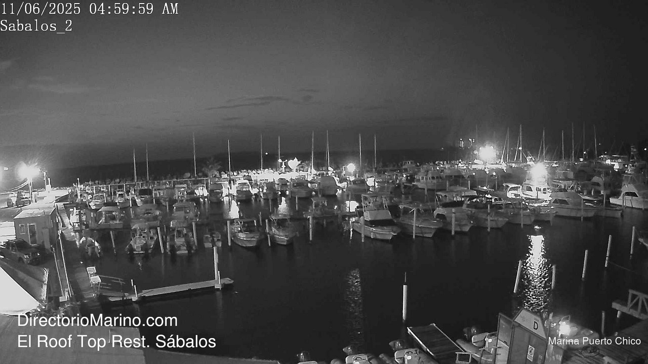 time-lapse frame, PuertoChico webcam