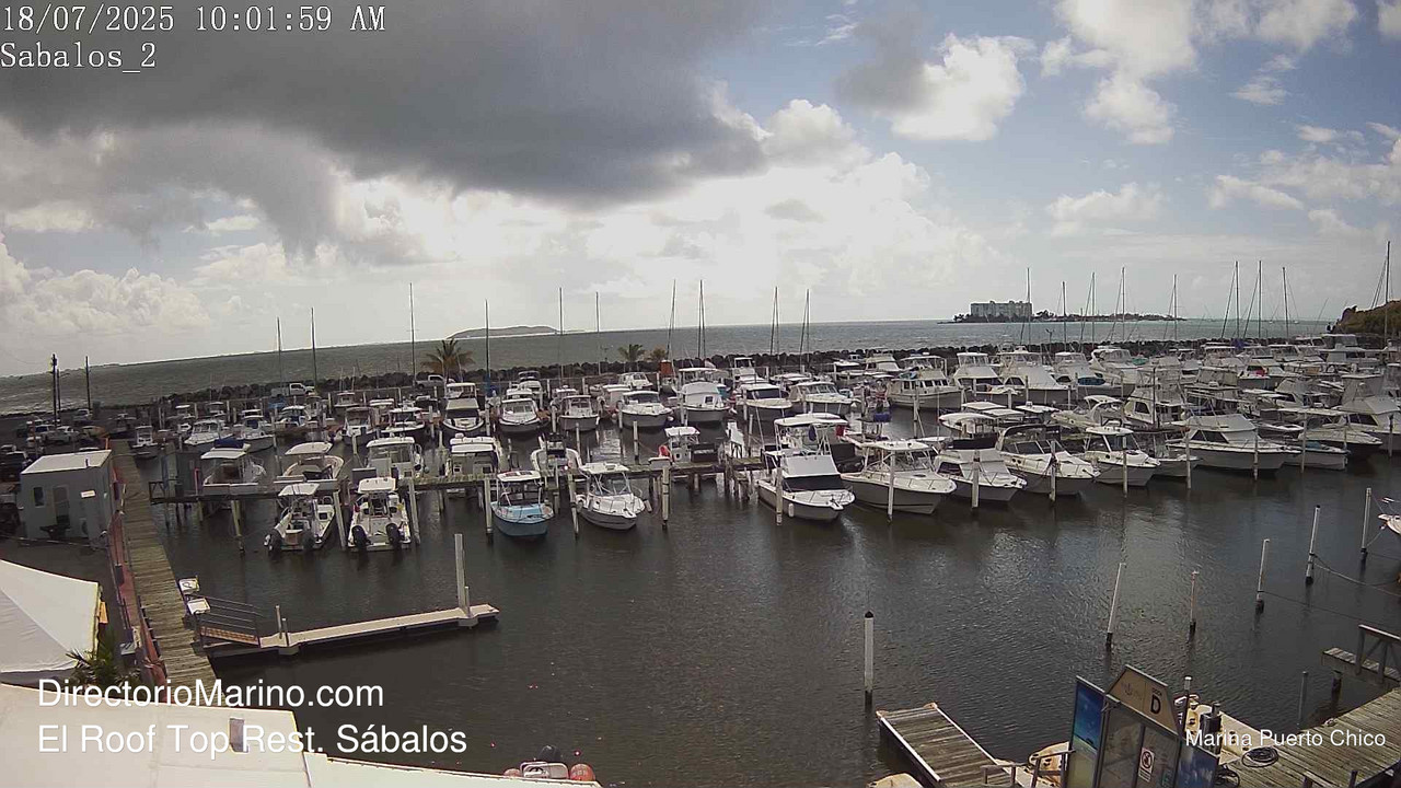 time-lapse frame, PuertoChico webcam