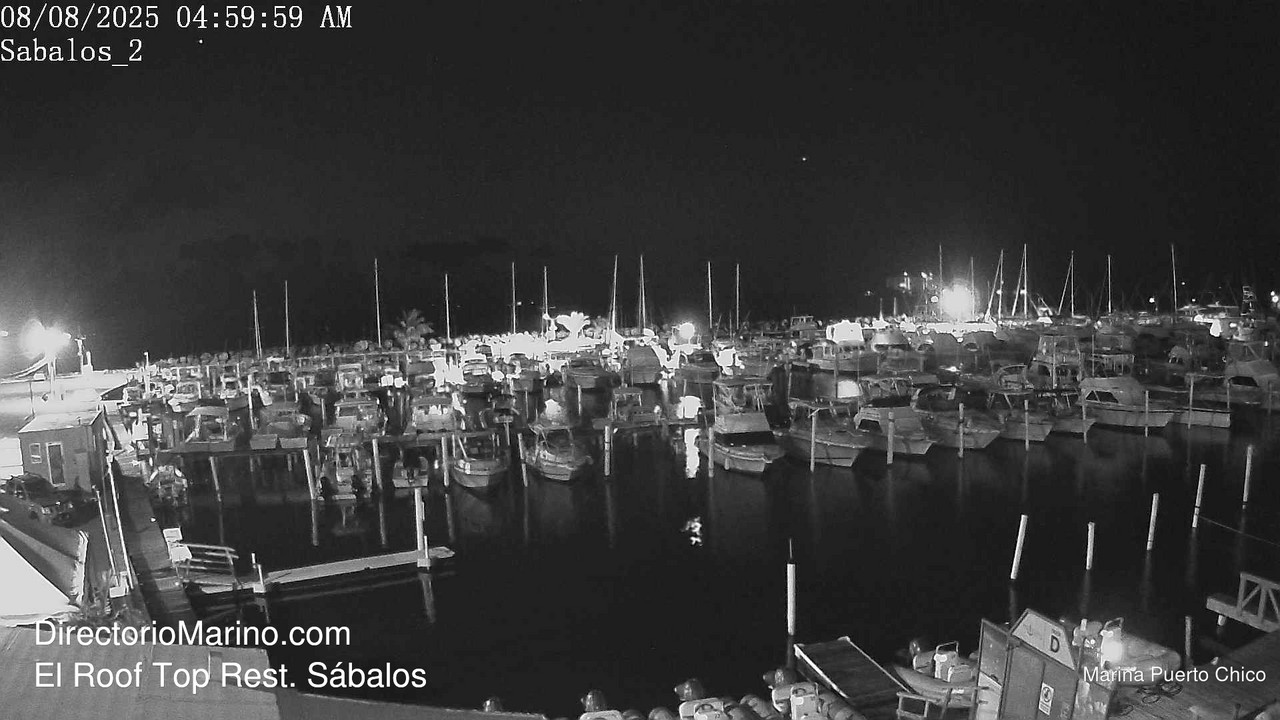 time-lapse frame, PuertoChico webcam