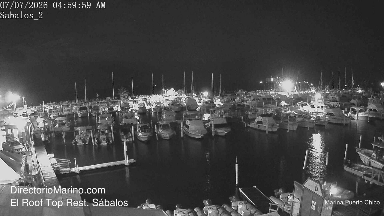 time-lapse frame, PuertoChico webcam