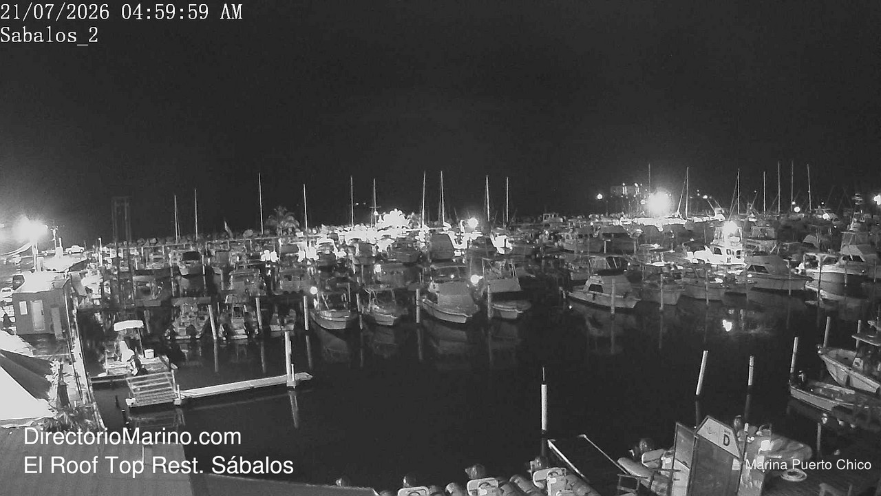 time-lapse frame, PuertoChico webcam