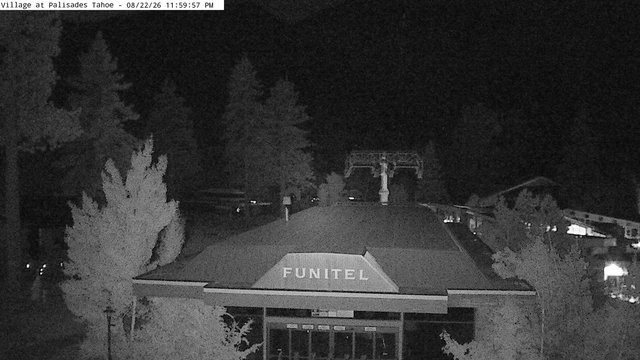 time-lapse frame, Palisades Tahoe Base Area webcam