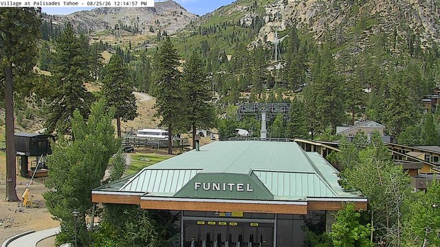 view from Palisades Tahoe Base Area on 2026-08-25