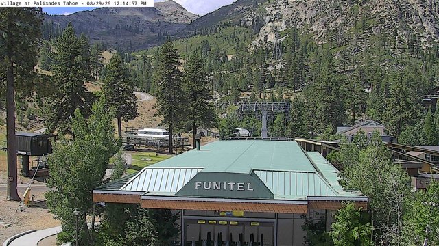 view from Palisades Tahoe Base Area on 2026-08-29