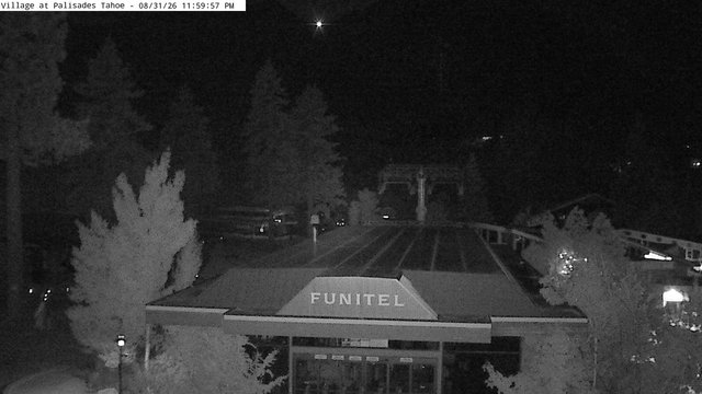 time-lapse frame, Palisades Tahoe Base Area webcam