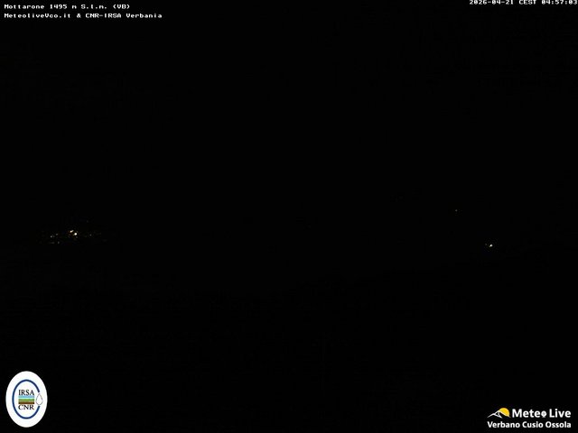 time-lapse frame, Mottarone webcam