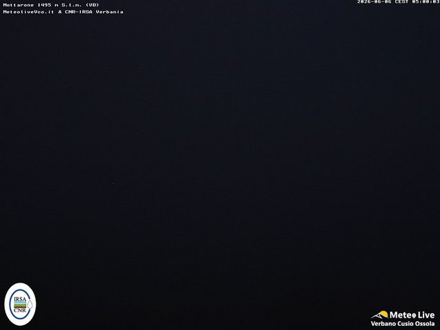 time-lapse frame, Mottarone webcam