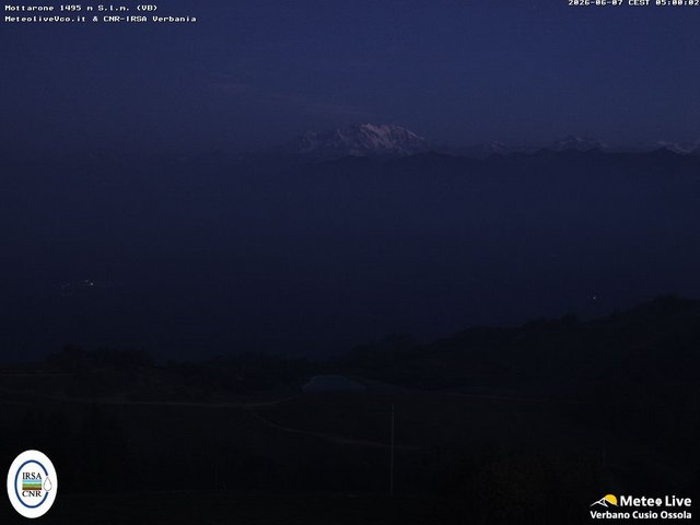 time-lapse frame, Mottarone webcam