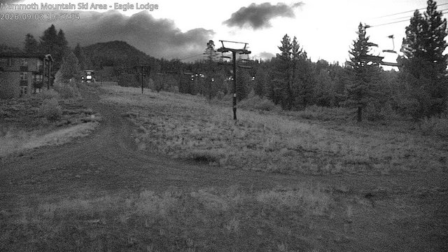 time-lapse frame, Mammoth Eagle Lodge webcam