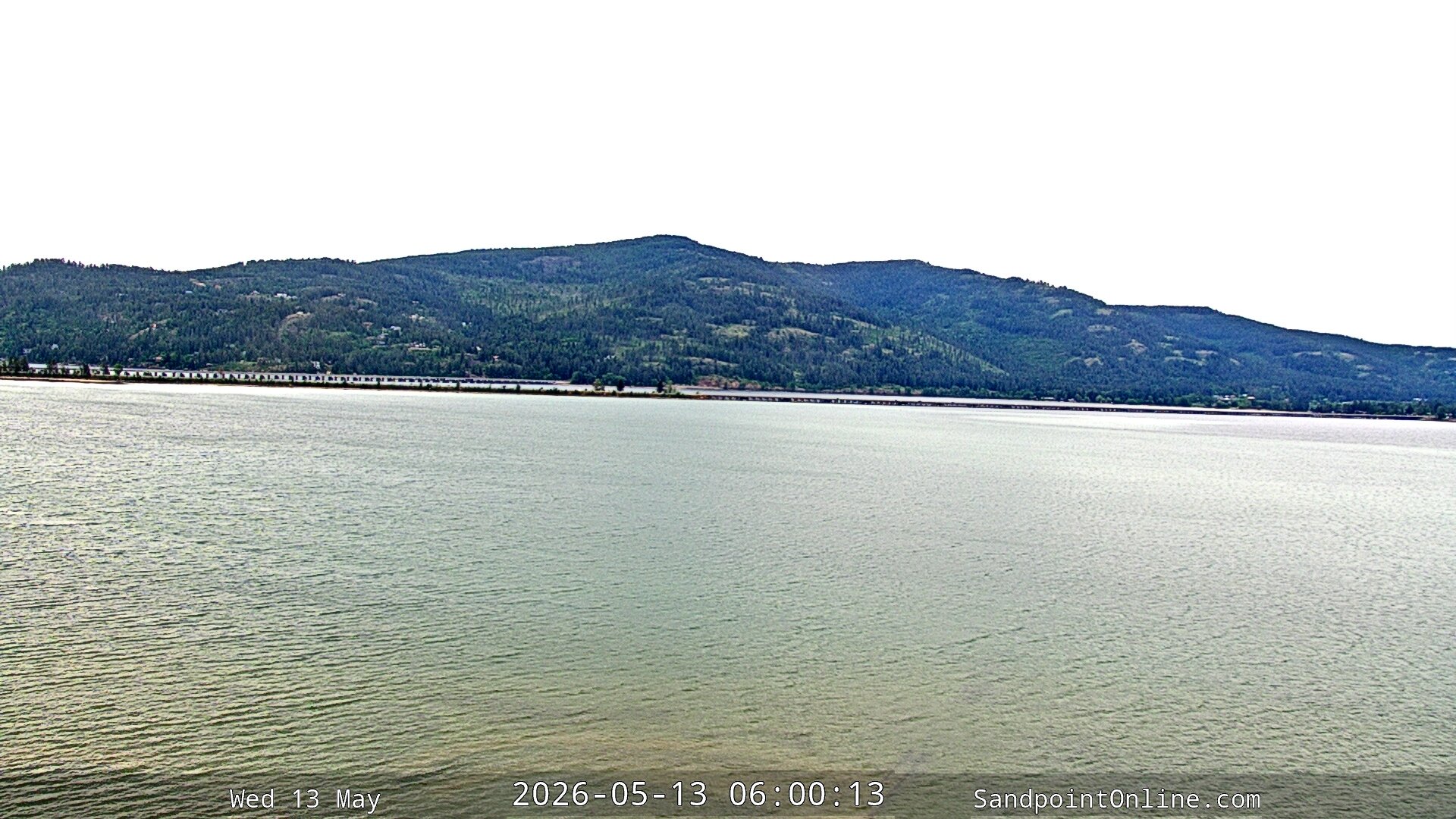 time-lapse frame, Sandpoint Online - Long Bridge webcam